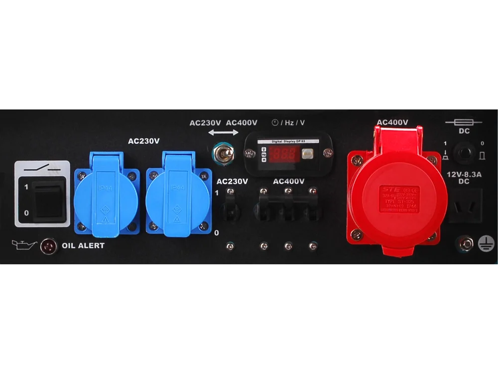 Elektrocentrála benzínová Industrial EGI 68-3, 6,8kW/5,5kW, 400V/230V, podvozok 8896132
