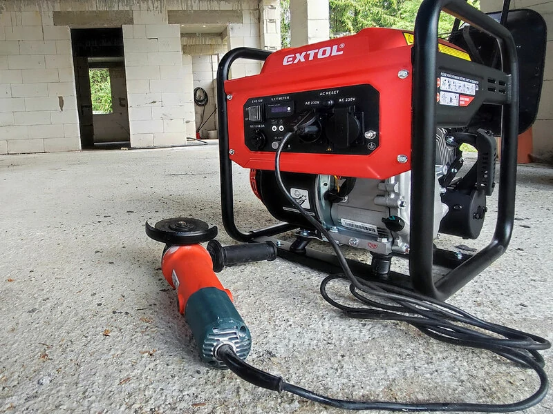 Elektrocentrála invertorová rámová 1F, 3,5kW, 7HP, ručný štart, EXTOL PREMIUM, 8895550