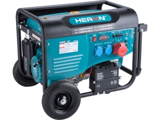 Elektrocentrála rámová benzínová, 6,8kW, 400V, elektrický štart Heron 8896420