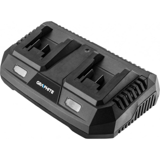 GRAPHITE ENERGY+ dvojitá nabíjačka 18V 58G085