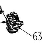 Náhradný diel - karburátor diel 63 na EGM 30 (náhrada 8896111F)
