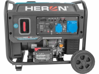 Elektrocentrála invertorová rámová 1F, 6,5kW, 9,5HP, elektrický štart s DO, HERON 8896233